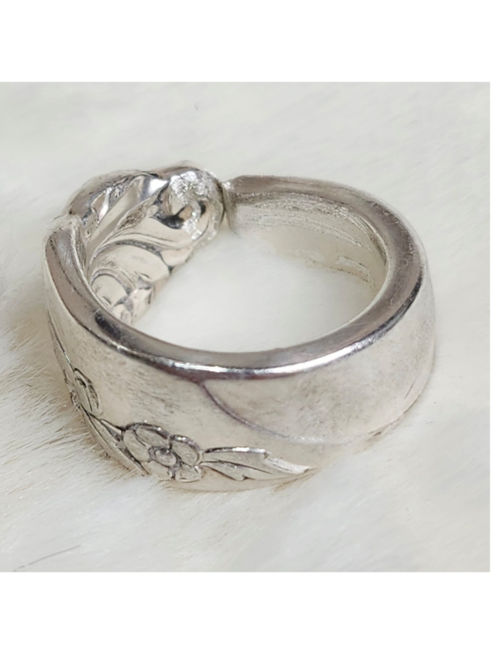 Spoon Ring Size 6½ Handmade Fashion Jewelry - Picture 4 of 5
